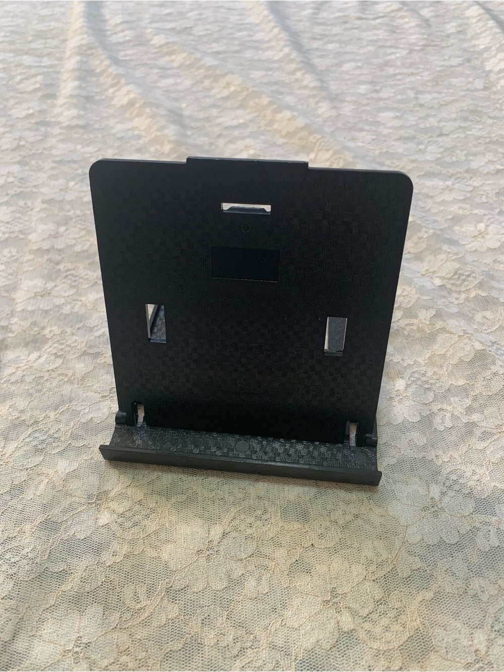 Adjustable Black Tablet & Phone Stand - Universal Holder